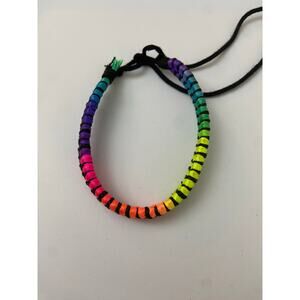 Rainbow Cord Bracelet - Vibrant and Stylish Accessory